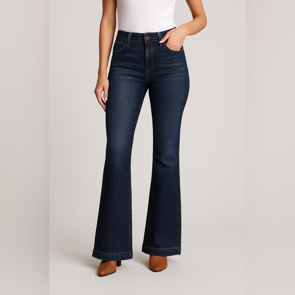 Joe's Jeans Dark Blue Flare Leg Denim